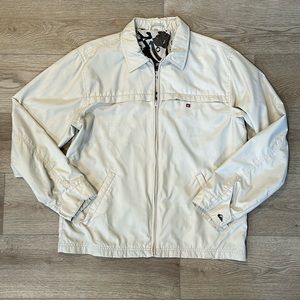 Mens tan windbreaker by Quicksilver - Size: Large